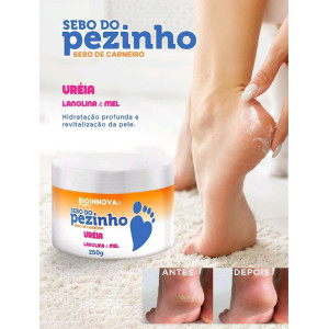 Hidratante Sebo do Pezinho Uréia Lanolina e Mel 250g