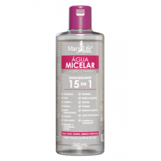 Água Micelar Demaquilante Colágeno e Pantenol Mary Life 260ml Água Micelar Demaquilante Colágeno e Pantenol Mary Life 260ml