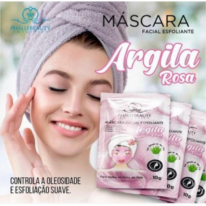 Máscara Facial Argila Rosa (Sachê) 10g