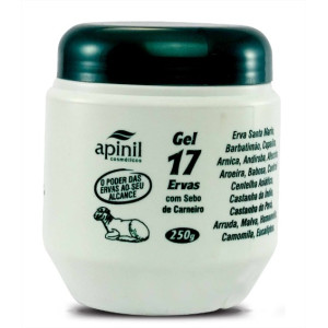 Gel Massageador 17 ERVAS apinil 250g