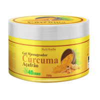 Gel Massageador Cúrcuma Açafrão 250g Gel Massageador Cúrcuma Açafrão 250g
