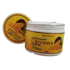 Gel Massageador Cúrcuma Açafrão 250g Gel Massageador Cúrcuma Açafrão 250g