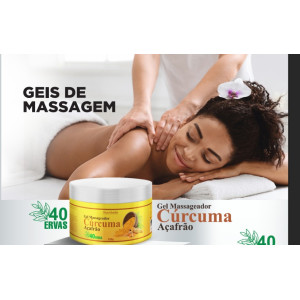 Gel Massageador Cúrcuma Açafrão 250g Gel Massageador Cúrcuma Açafrão 250g