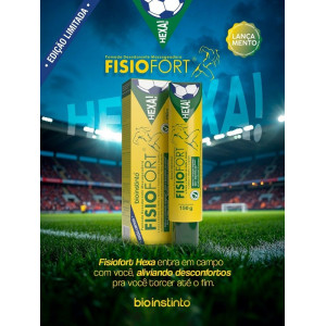 Pomada Massageadora Fisiofort Hexa | Desconfortos musculares | Bio Instinto - 150g