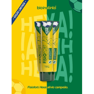 Pomada Massageadora Fisiofort Hexa | Desconfortos musculares | Bio Instinto - 150g