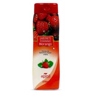 Sabonete Íntimo Morango Apinil 210ml