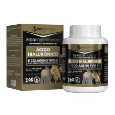Fisiofort Premium - Colágeno Tipo II e Ácido Hialurônico - 60cps Fisiofort Premium - Colágeno Tipo II e Ácido Hialurônico - 60cps