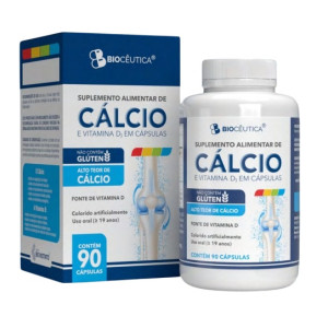 Suplemento Alimentar de Cálcio e Vitamina D3 90cps