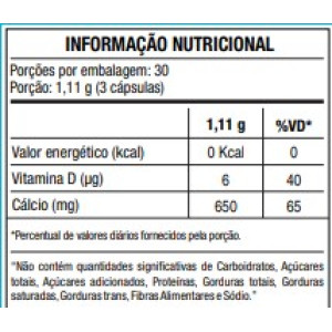Suplemento Alimentar de Cálcio e Vitamina D3 90cps Suplemento Alimentar de Cálcio e Vitamina D3 90cps