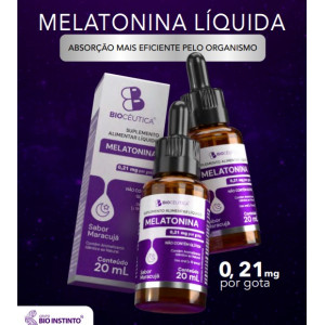 Melatonina Líquida 20ml Sabor Maracujá