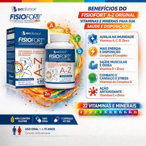 Fisiofort Vitaminas A-Z Senior Original 60cps
