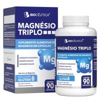 Suplemento Alimentar Magnésio Triplo 90cps