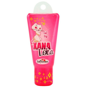 Gel Excitante Xana loka (esquenta/esfria e vibra) 15g - Hot Flowers