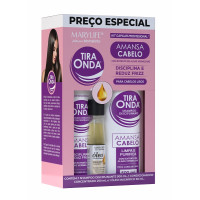 Kit Capilar Mary Life Tira Onda - Efeito Alinhado e Anti-Frizz (3 Itens)