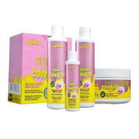 Kit Capilar Babbaloko Tutti Frutti Apinil com 4 itens Kit Capilar Babbaloko Tutti Frutti Apinil com 4 itens