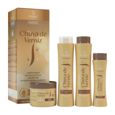 Kit Capilar Chuva de Verniz - 4 itens Kit Capilar Chuva de Verniz - 4 itens