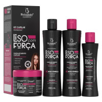 Kit Capilar Liso Com Força - 4 itens Kit Capilar Liso Com Força - 4 itens