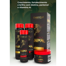Kit Capilar Força Animal Charmelle Kit Capilar Força Animal Charmelle