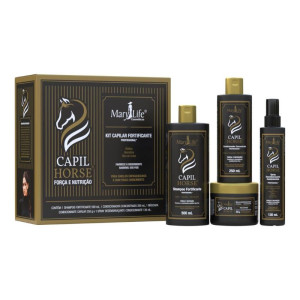 Kit Capilar Fortificante profissional Capil Horse - Mary Life 