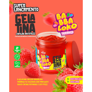Gelatina Capilar Anti Friz Morango Apinil 500g